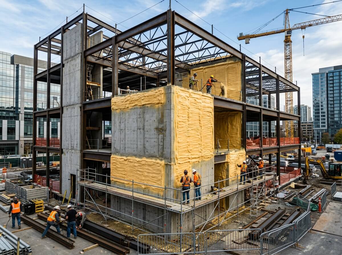Aislación para obras de arquitectura e industria